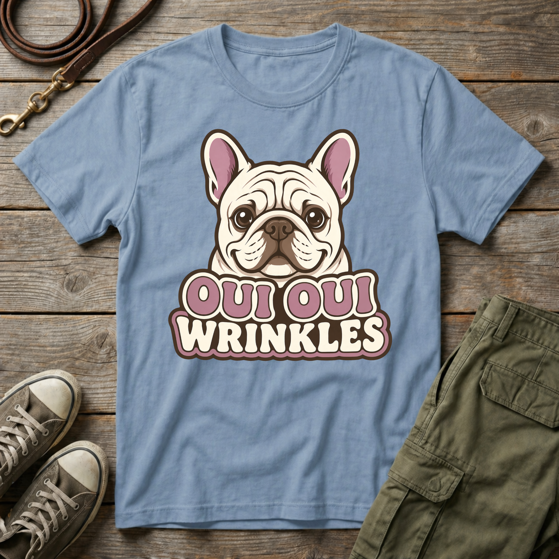 Frenchie Wrinkles T-Shirt