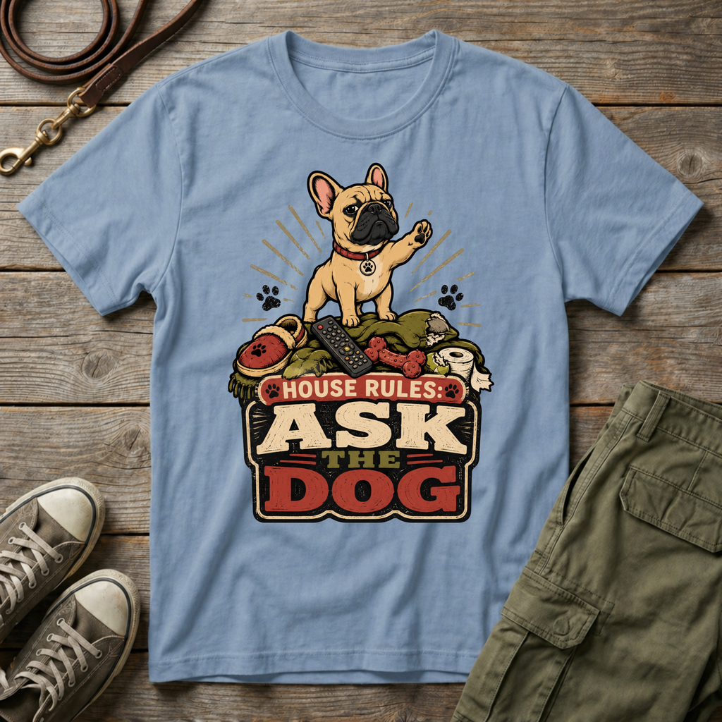House Rules Ask The Dog T-Shirt