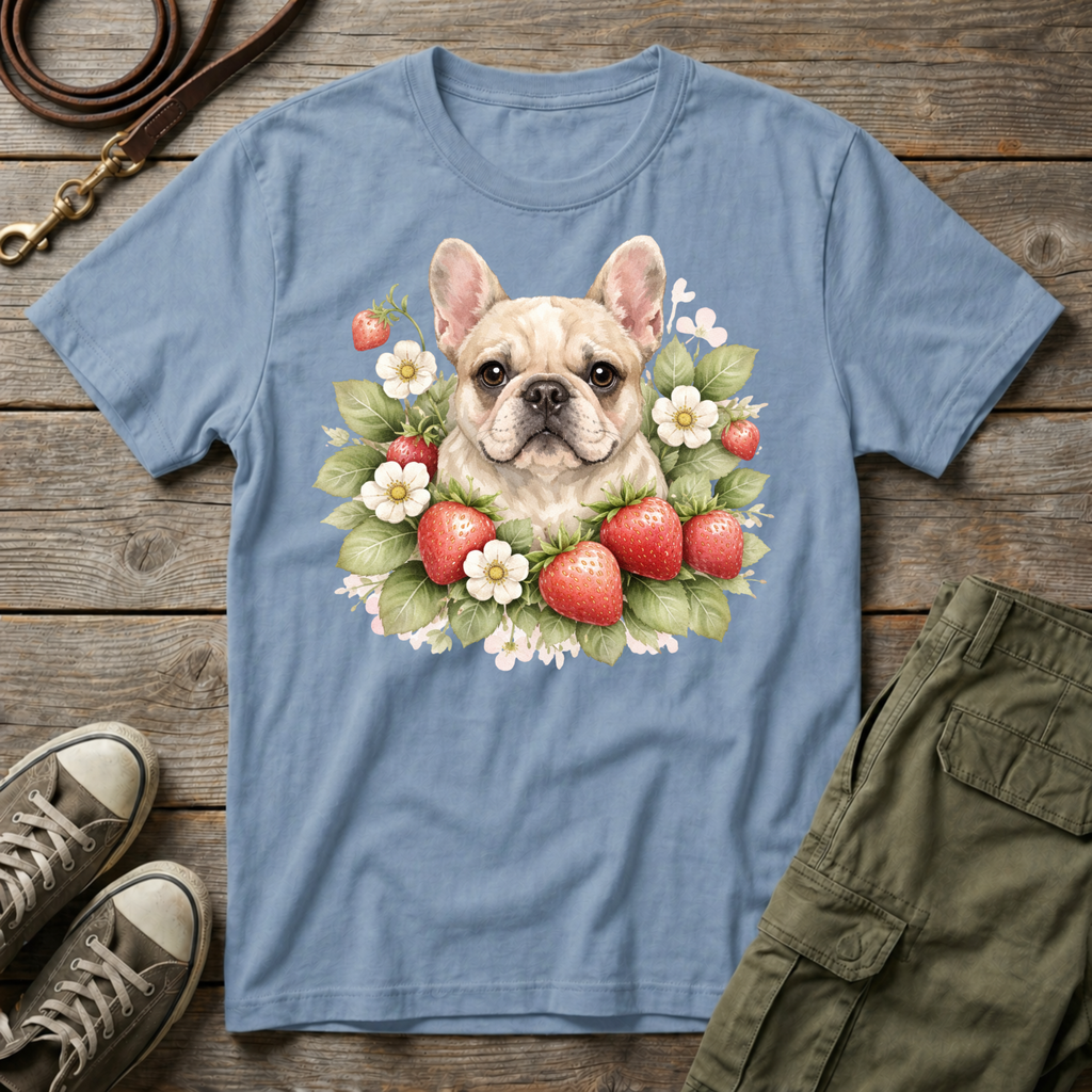 Frenchie Strawberry T-Shirt