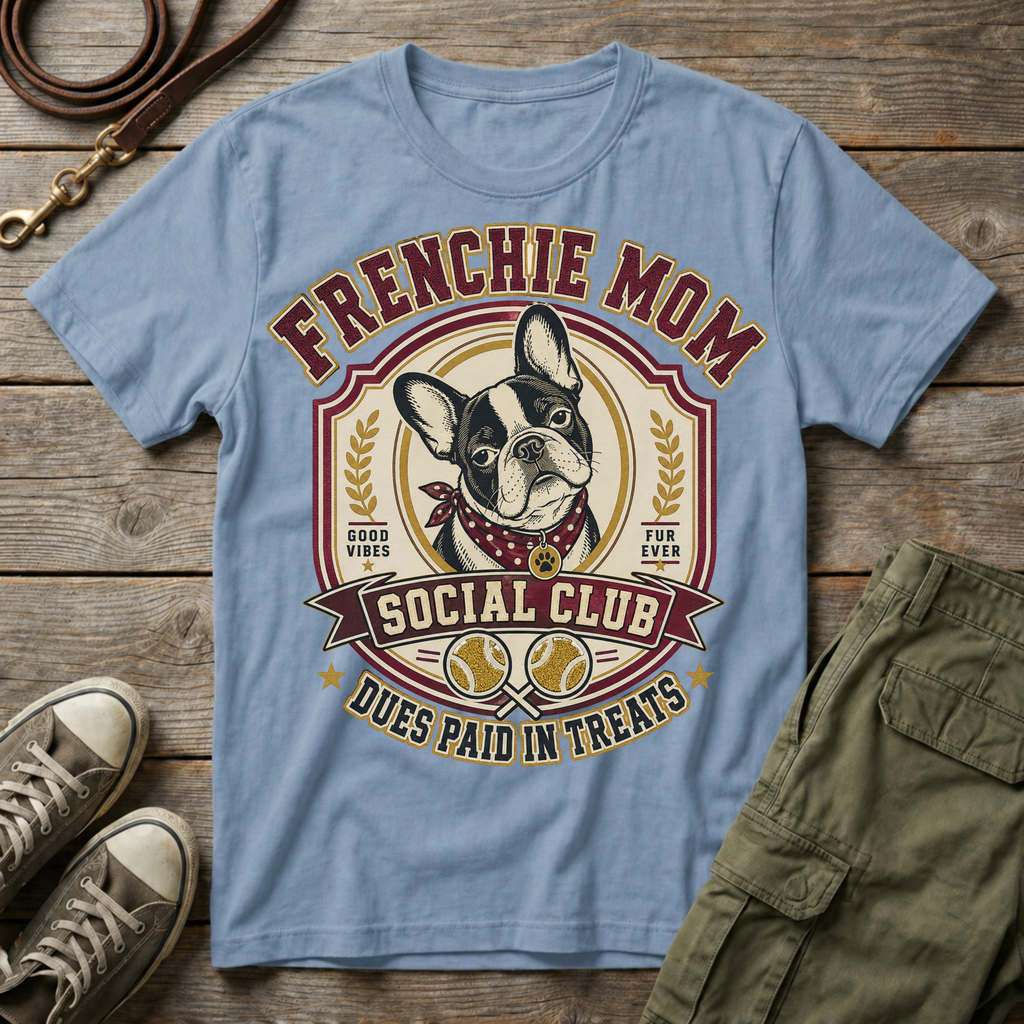 Frenchie Mom Social Club T-Shirt