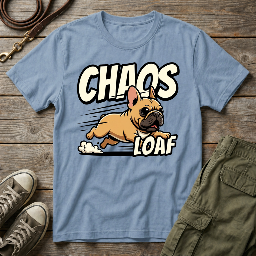 Frenchie Chaos Loaf T-Shirt