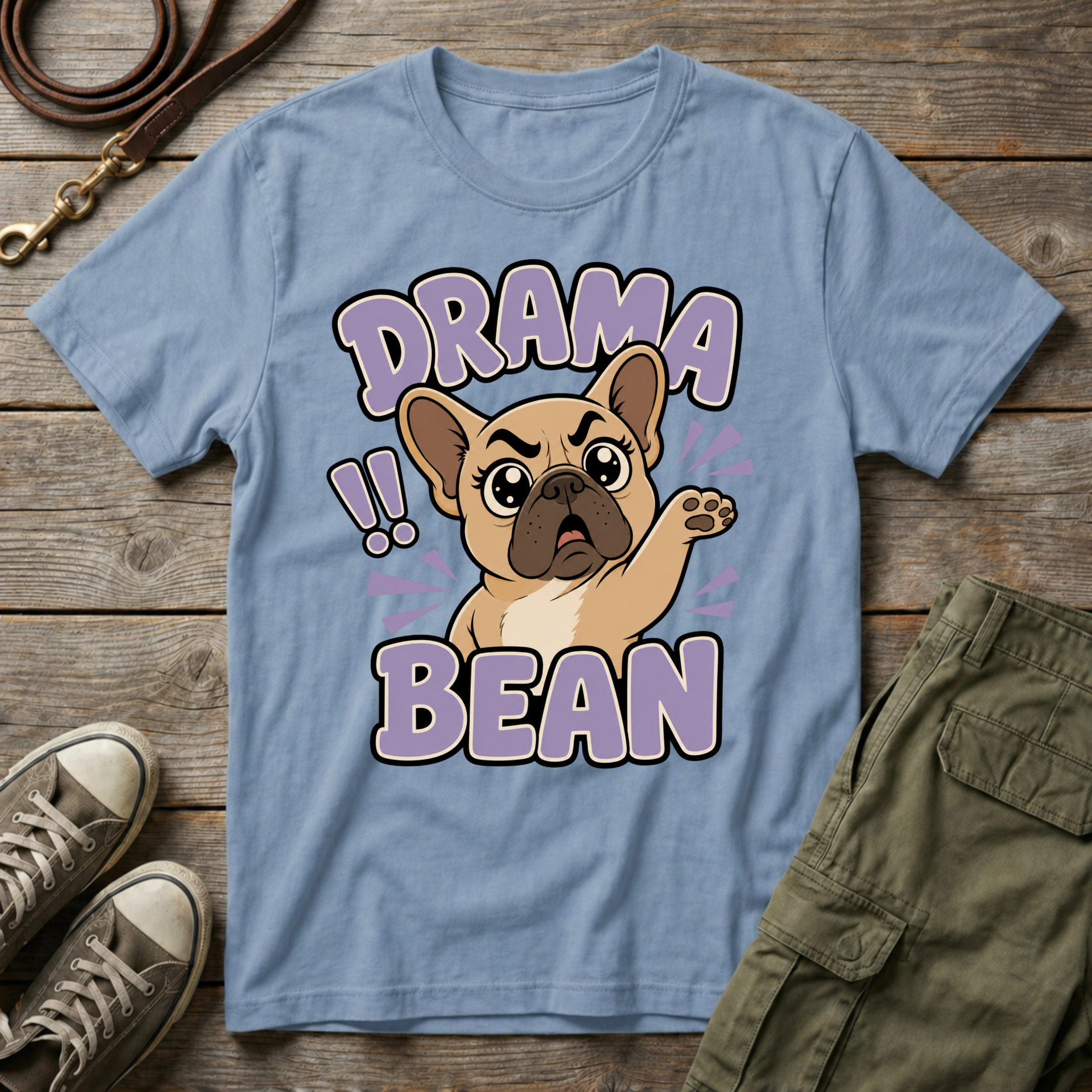 Frenchie Drama Bean T-Shirt