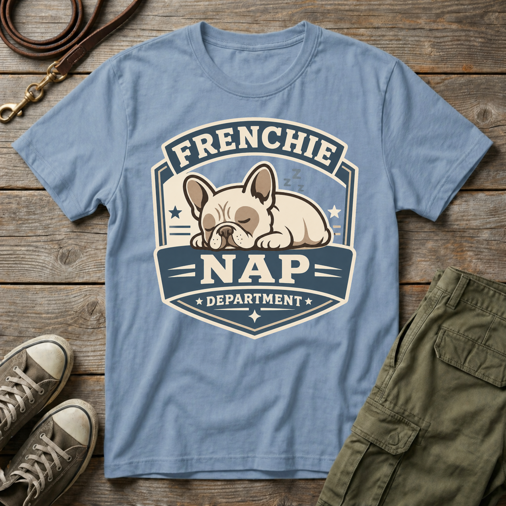 Frenchie Nap Department T-Shirt