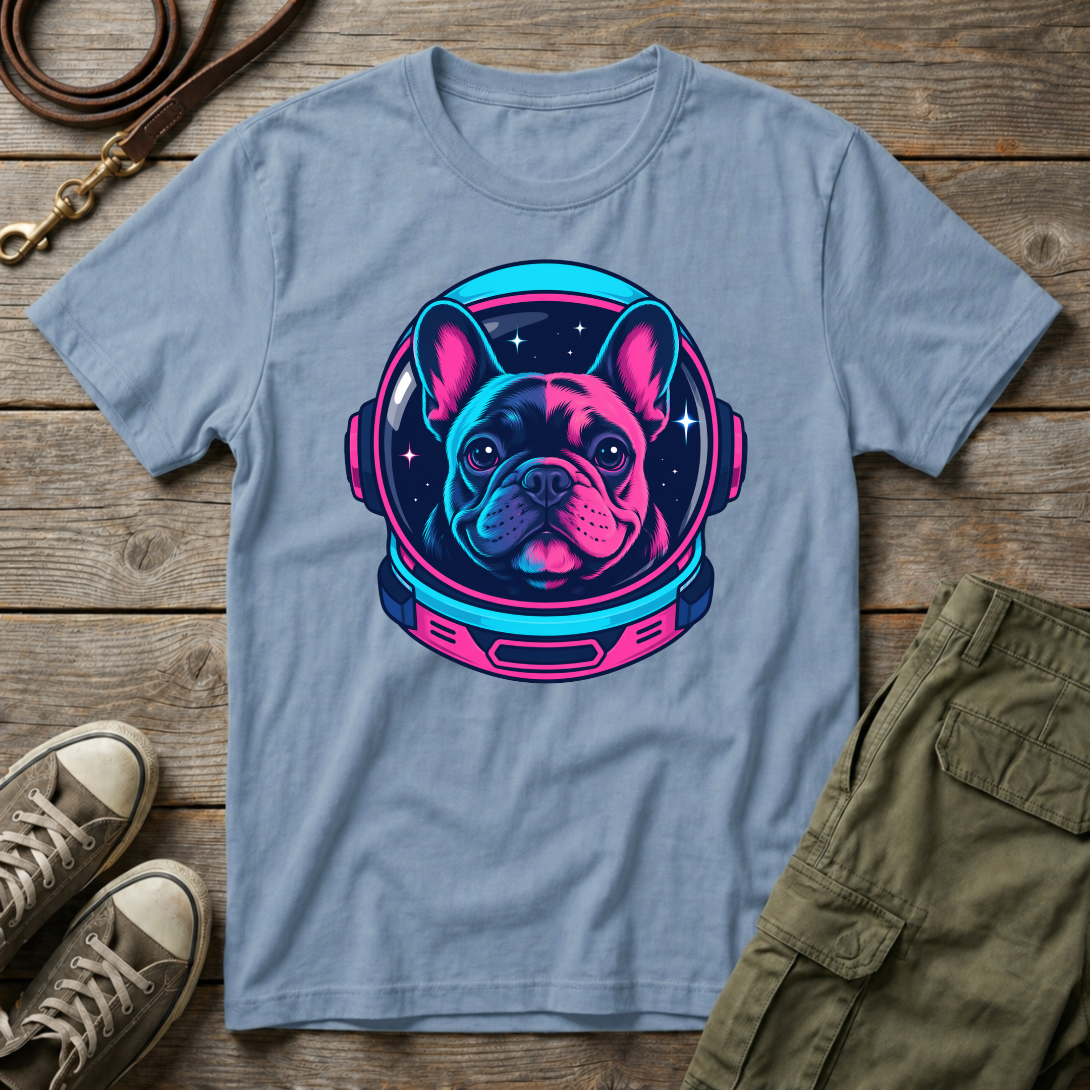 Space Frenchie T-Shirt