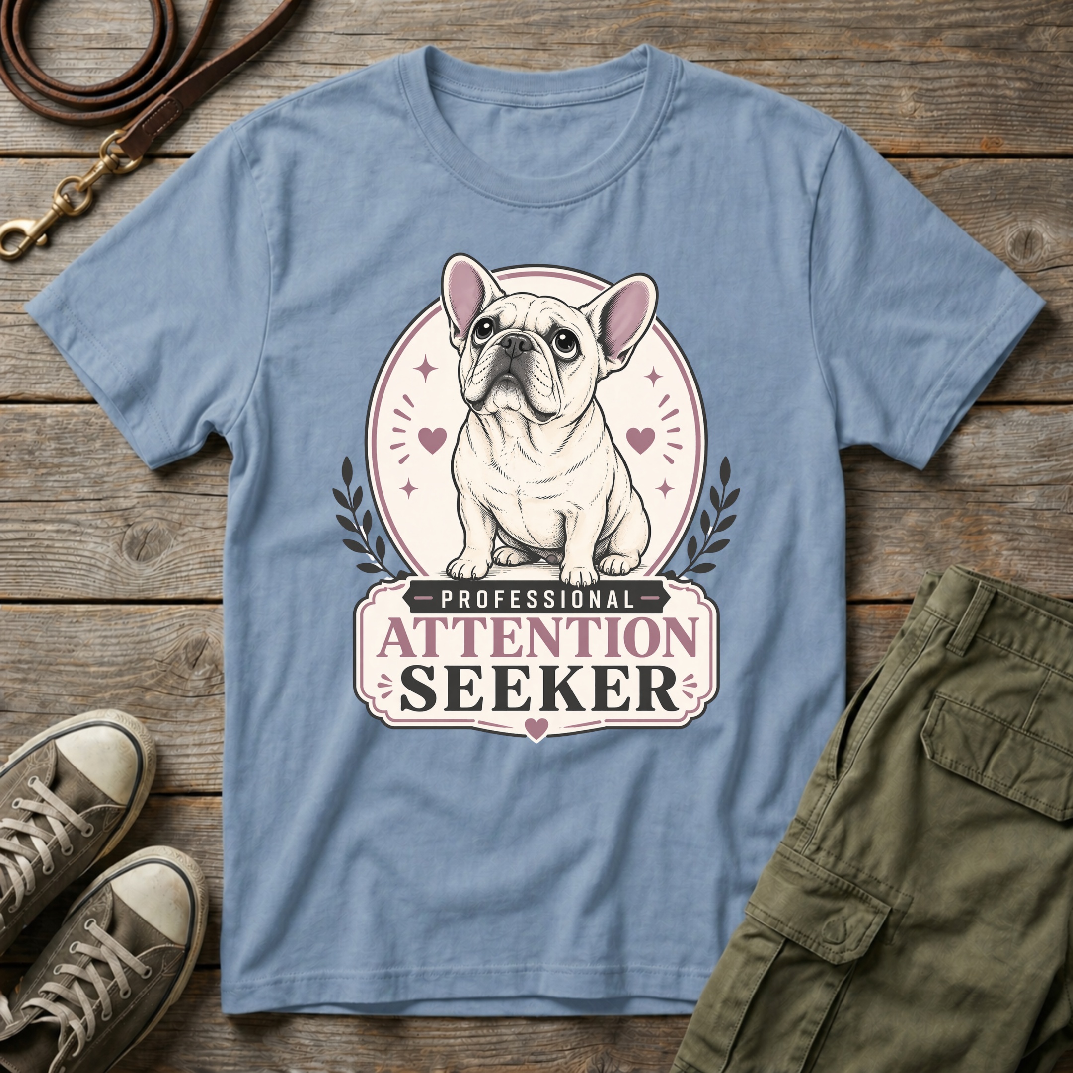 Frenchie Attention Seeker T-Shirt