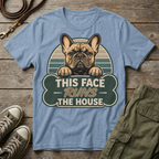 Frenchie Runs The House Sunset T-Shirt