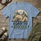 Outdoor Frenchie Born To Snore T-Shirt