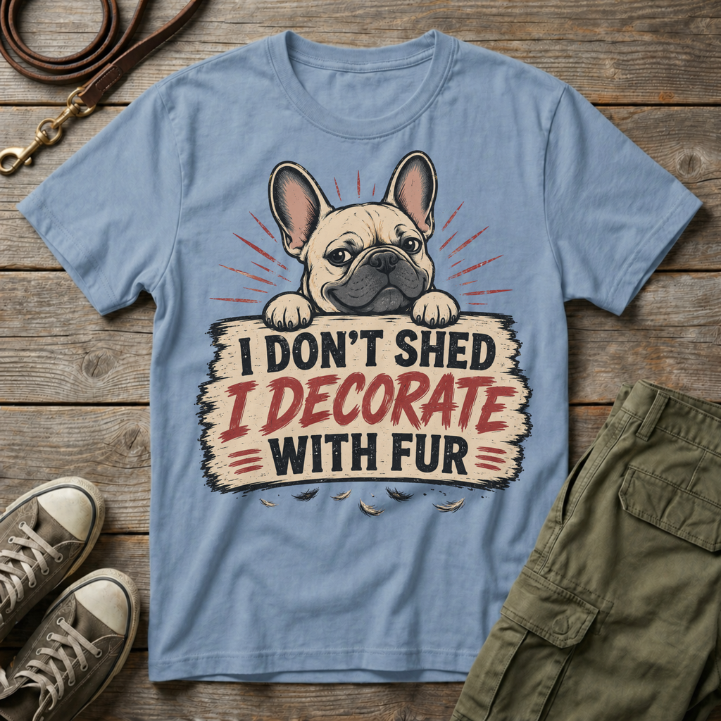 I Don't Shed, I Decorate with Fur T-Shirt