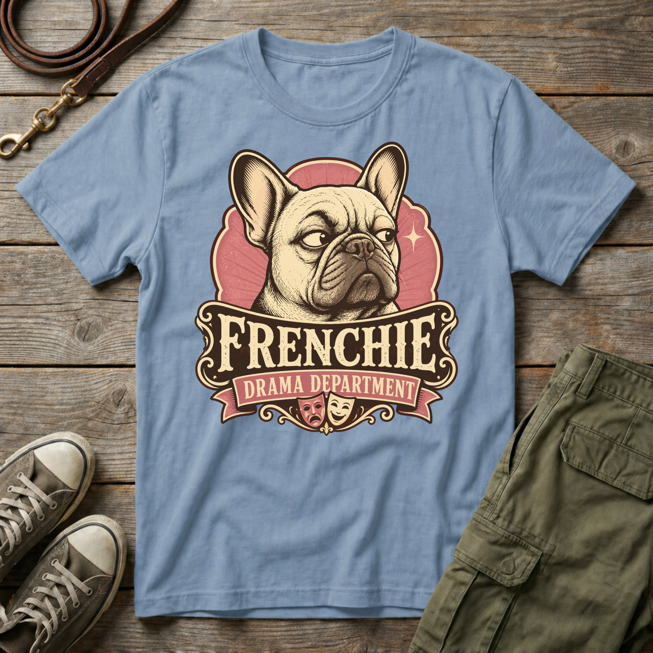 Frenchie Drama Department T-Shirt