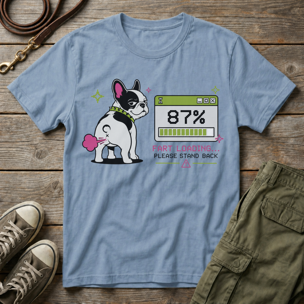 Frenchie Fart Loading T-Shirt