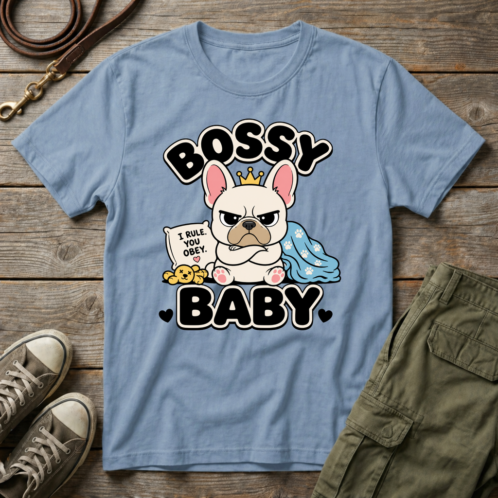 Frenchie Bossy Baby T-Shirt