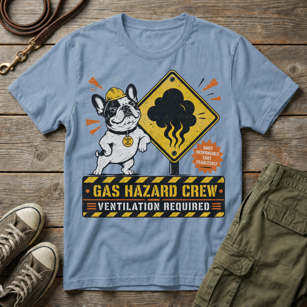 Frenchie Gas Hazard T-Shirt