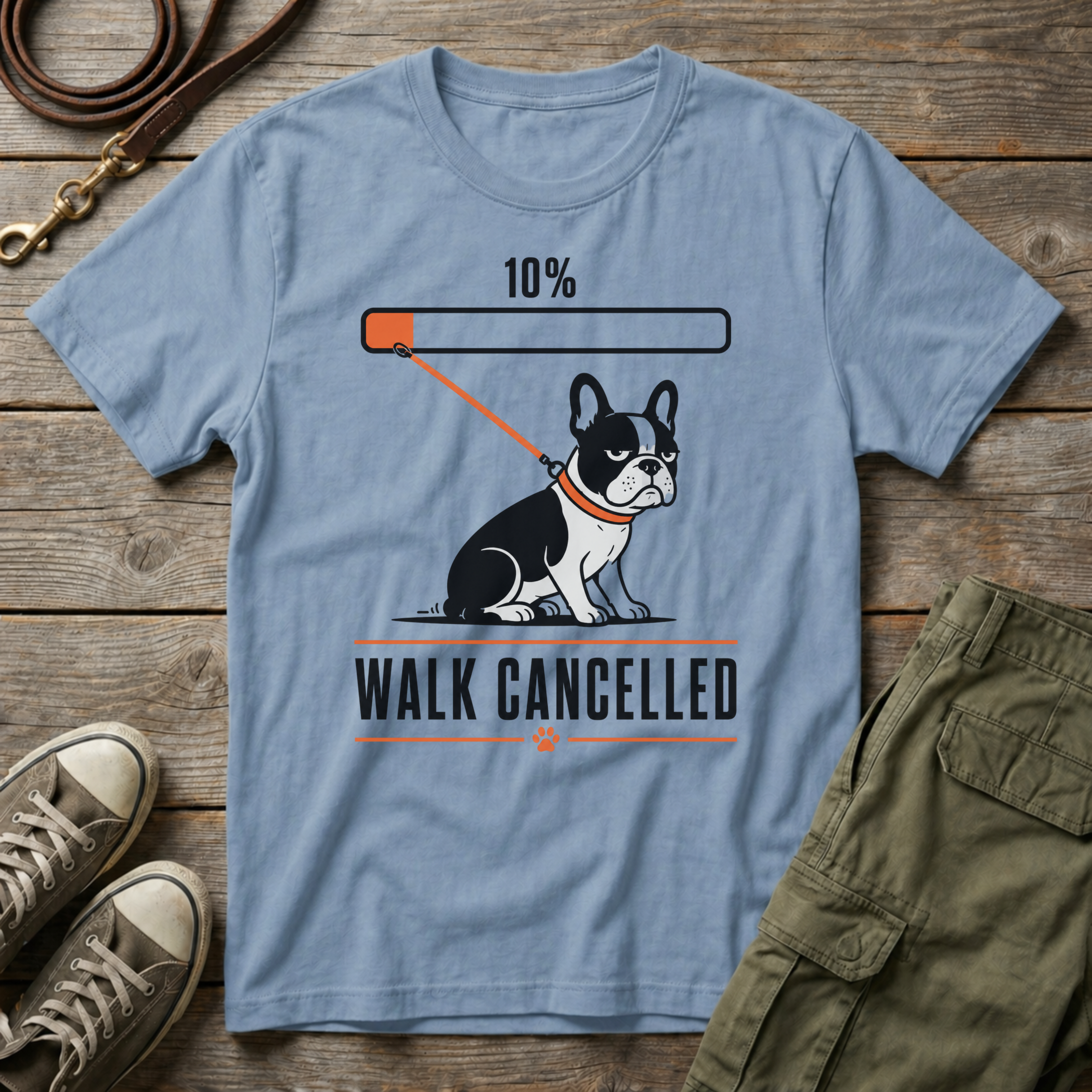 Frenchie Walk Cancelled T-Shirt