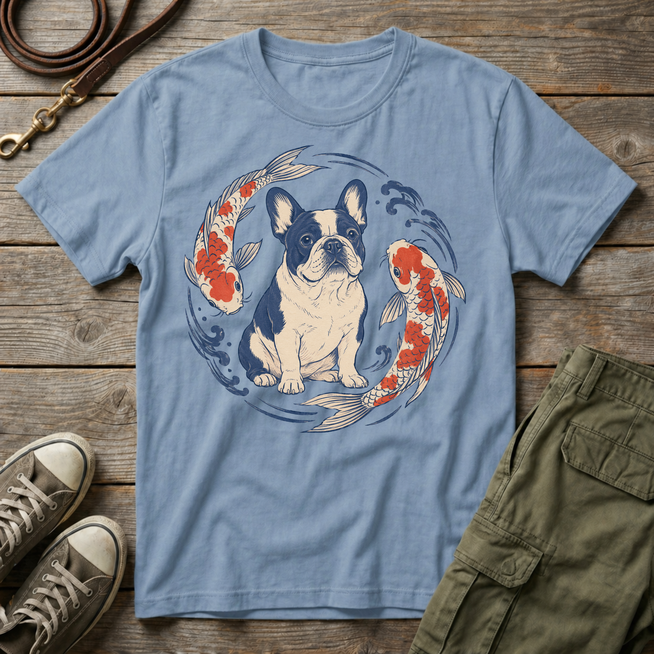 Koi Frenchie T-Shirt