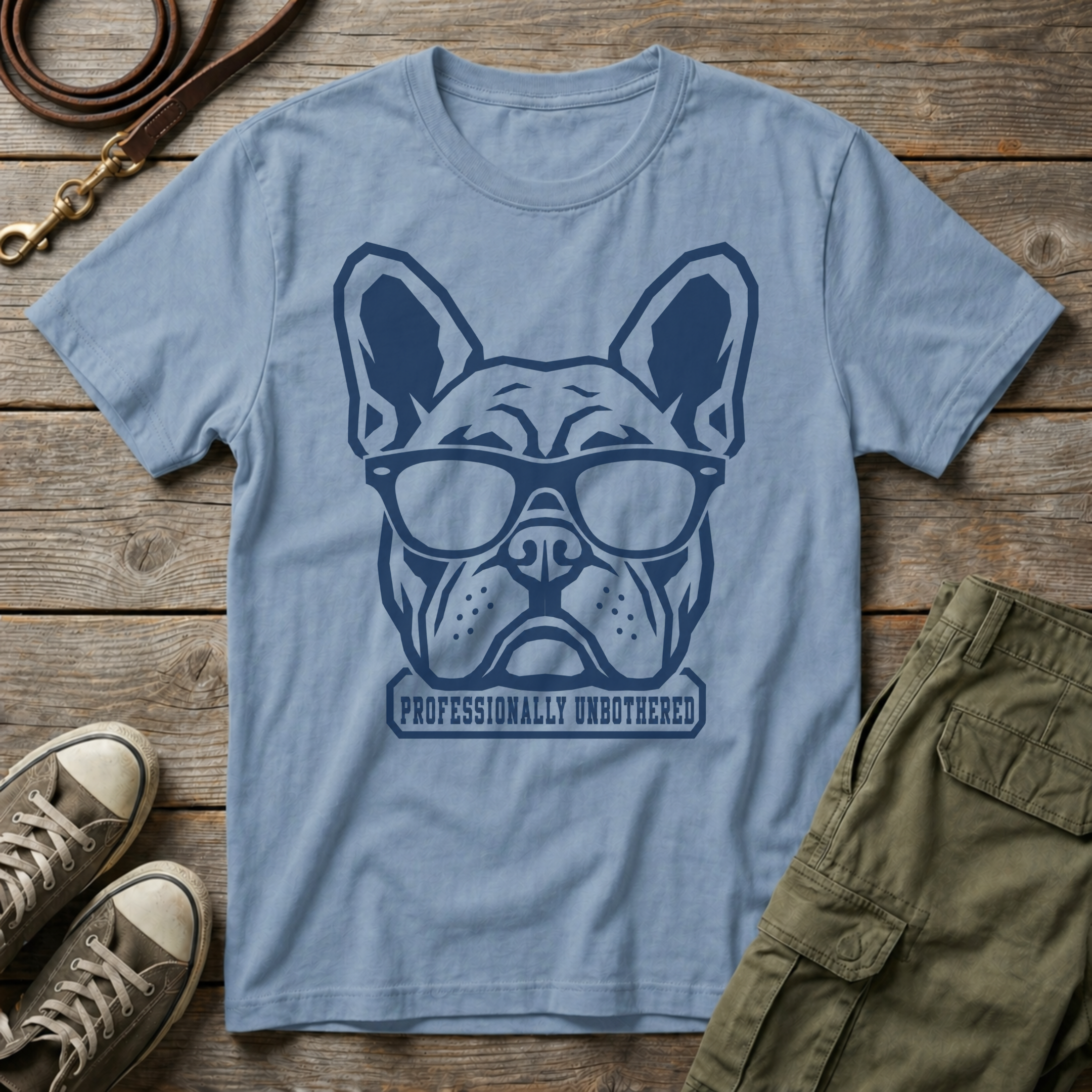 Frenchie Professionally Unbothered T-Shirt
