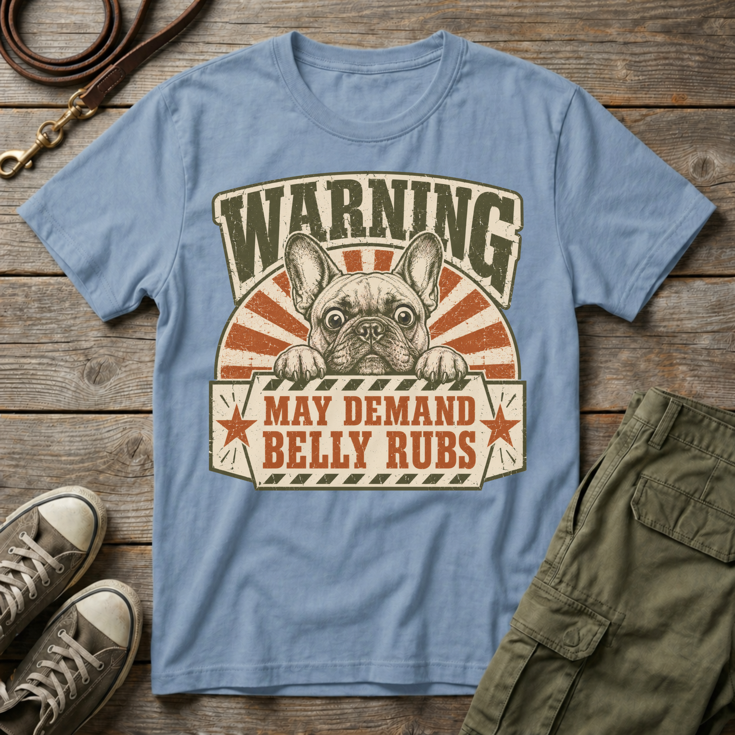 Warning May Demand Belly Rubs T-Shirt
