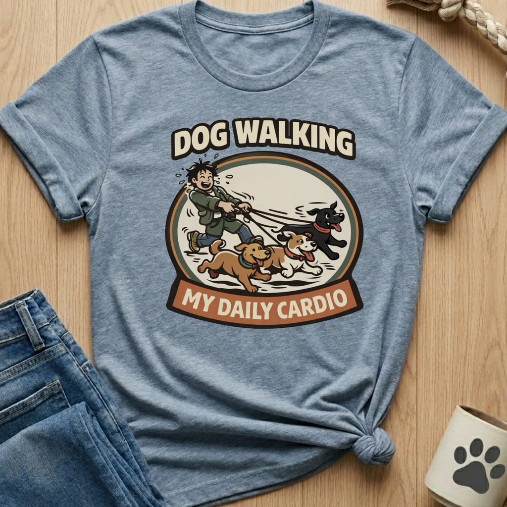 Dog Walking Cardio T-Shirt