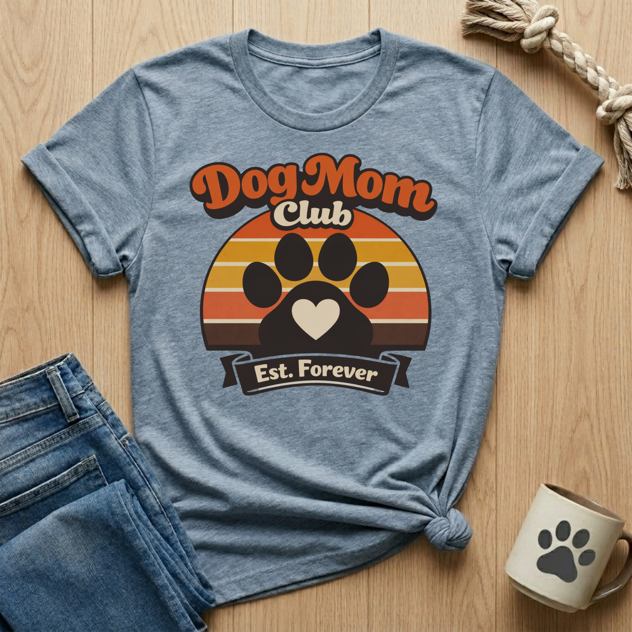 Dog Mom Club Est. Forever T-Shirt