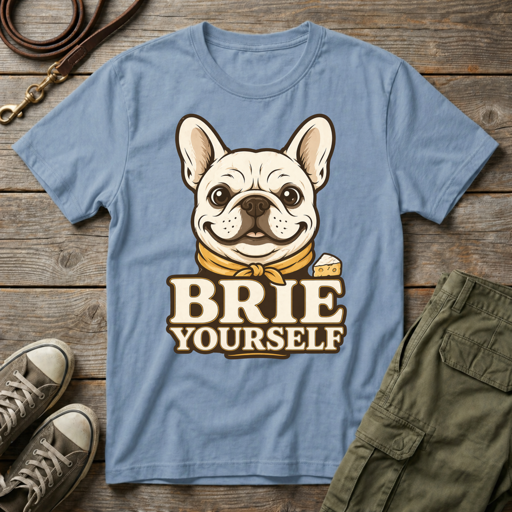 Frenchie Brie Yourself T-Shirt