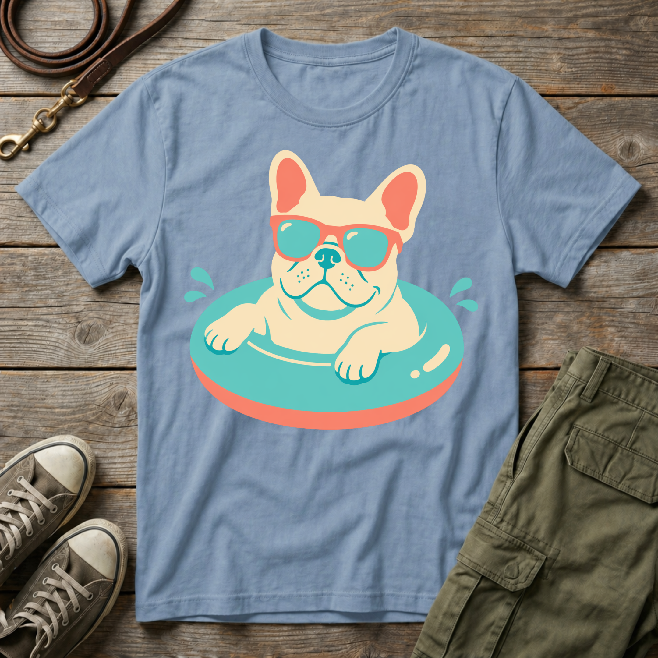 Frenchie Floatie T-Shirt