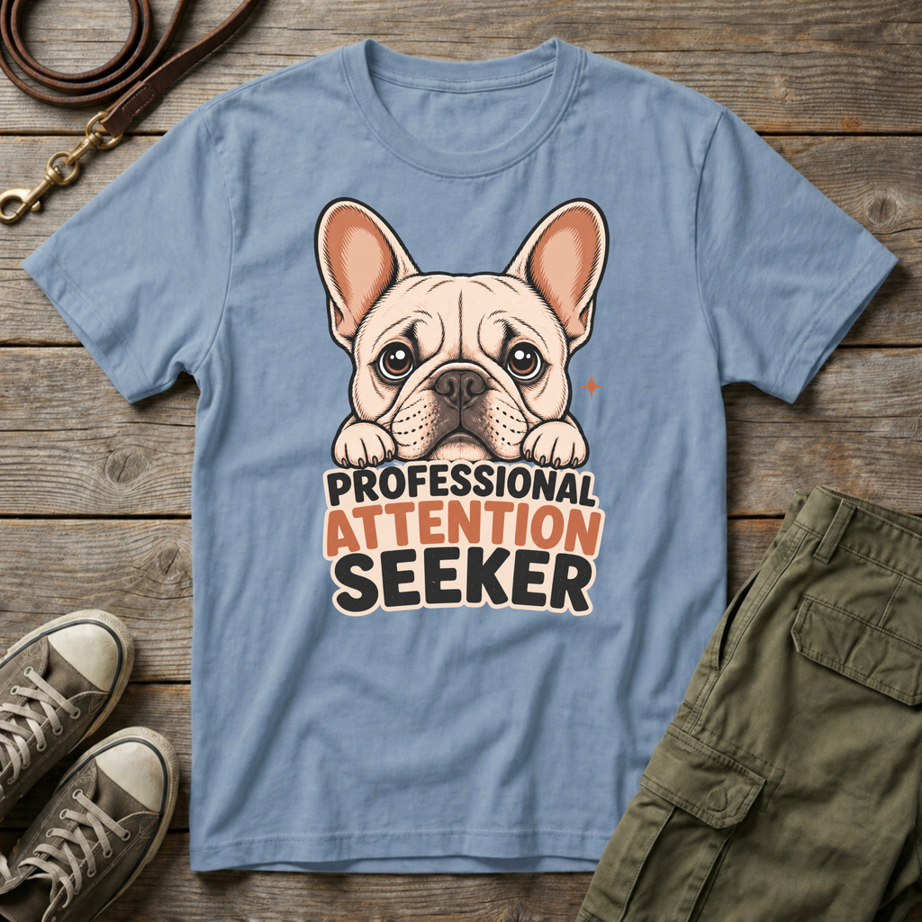 Frenchie Pro Attention Seeker T-Shirt