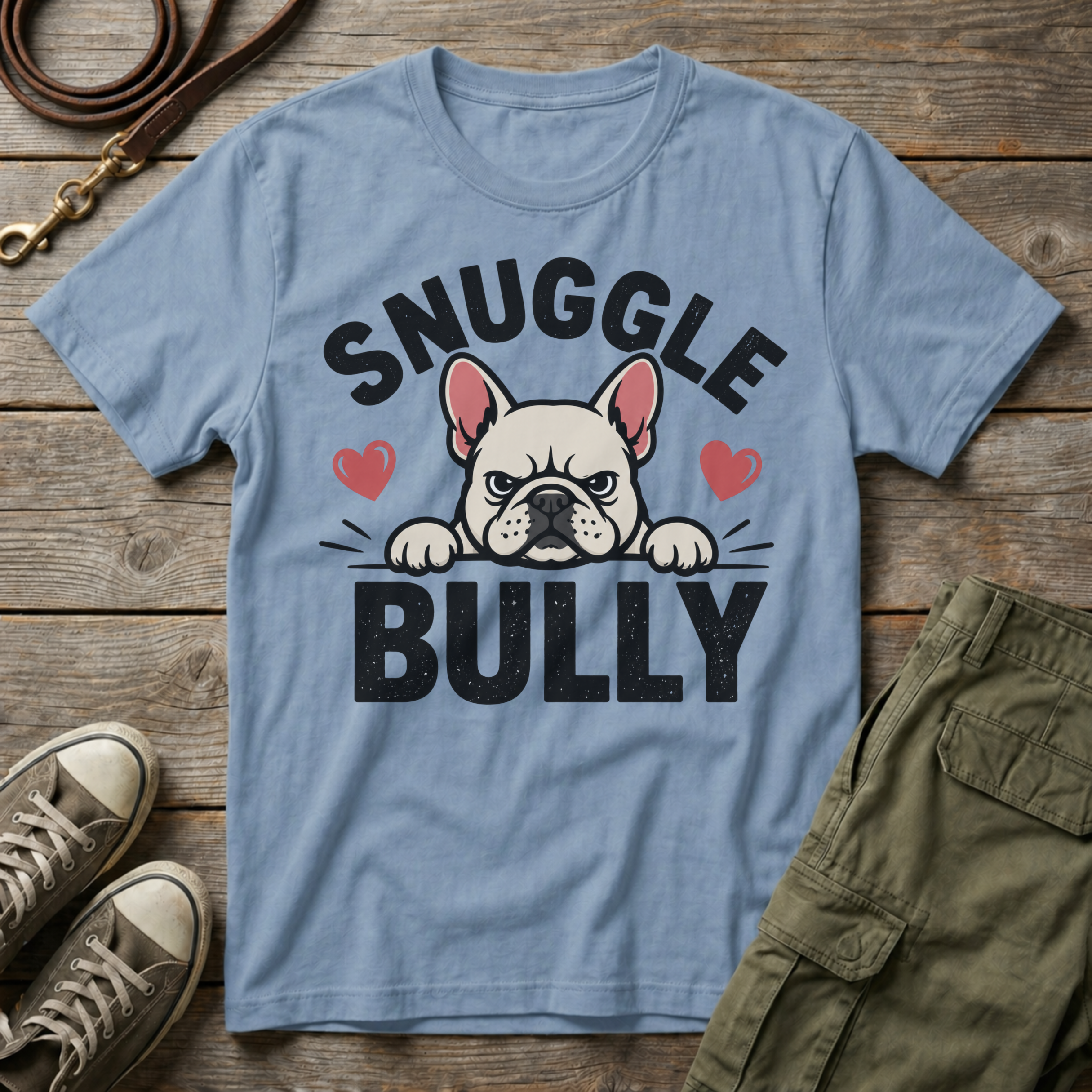 Frenchie Snuggle Bully T-Shirt
