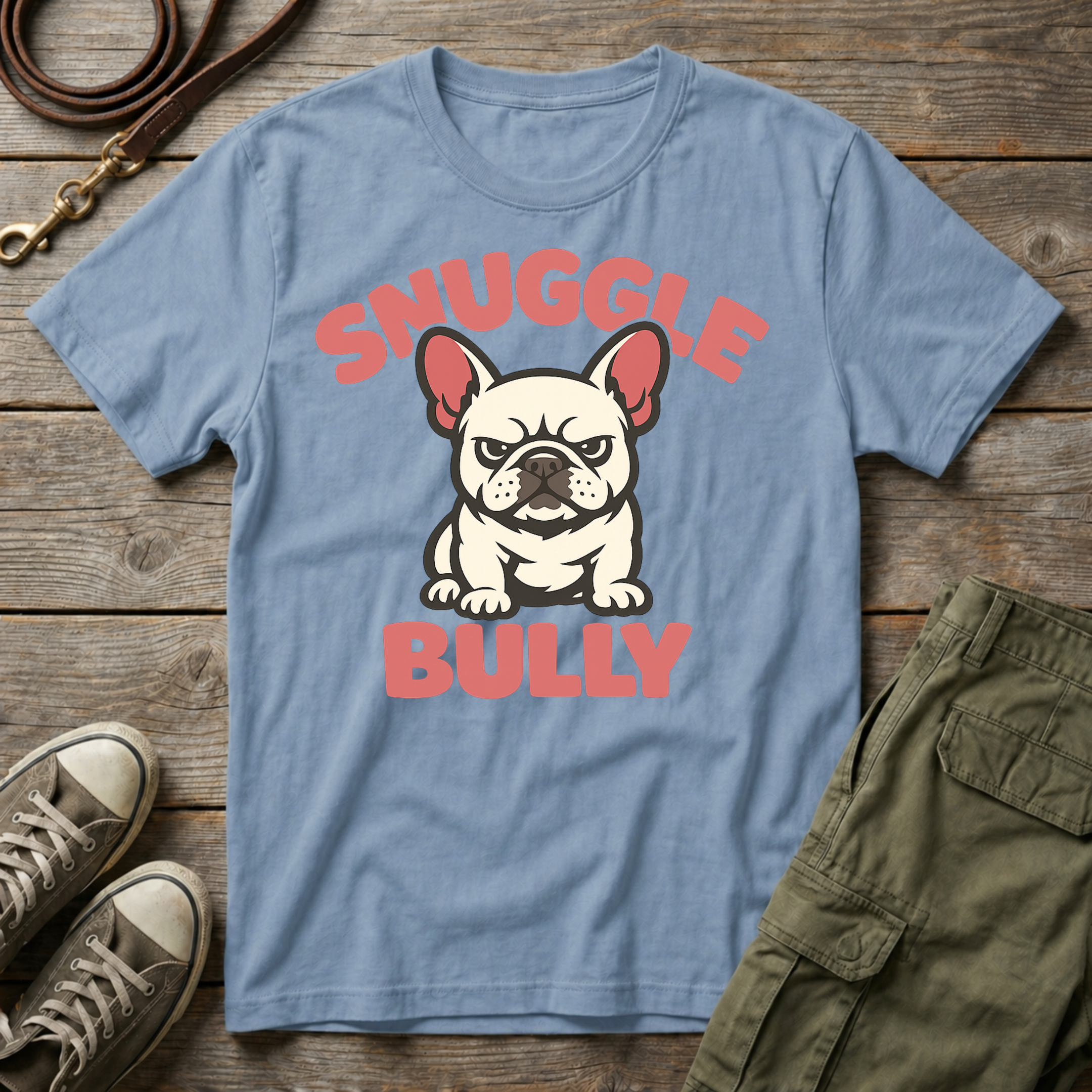 Frenchie Snuggle Bully T-Shirt