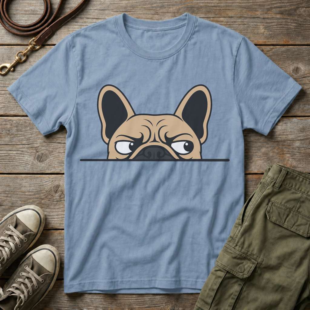 Frenchie Peaking T-Shirt