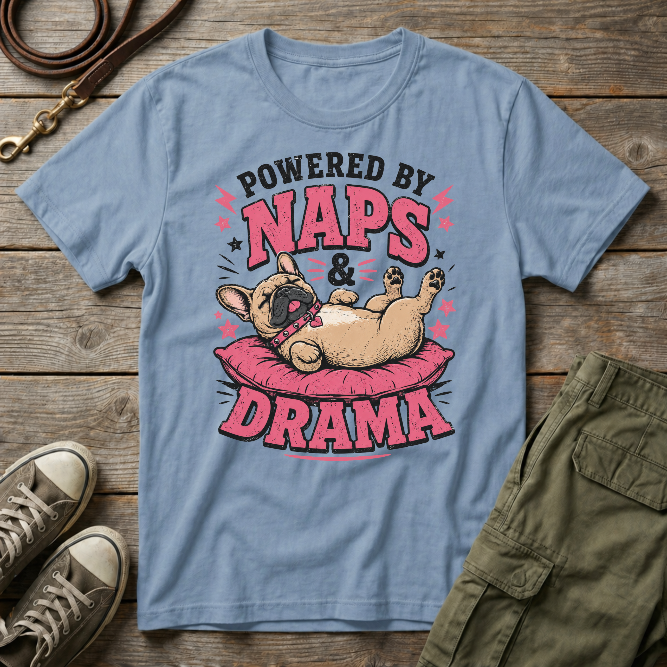 Powered by Naps & Drama T-Shirt