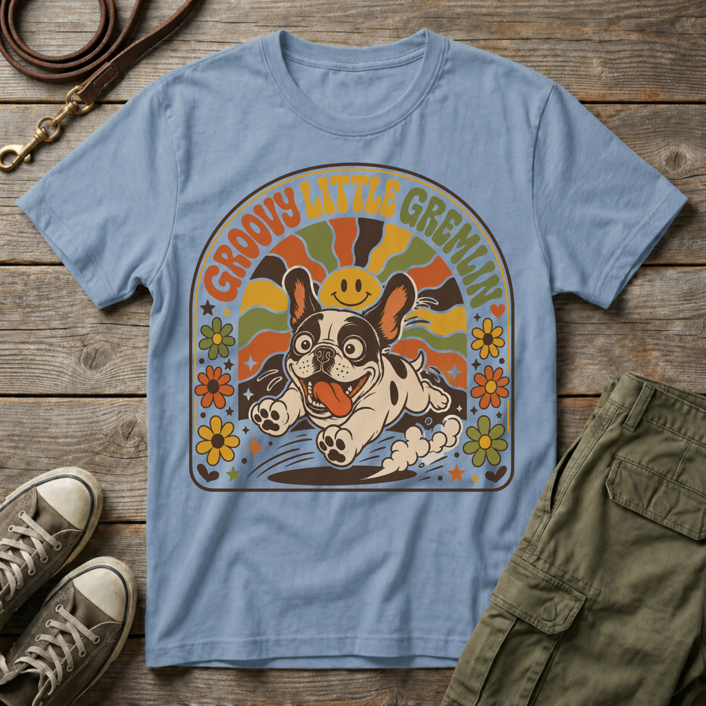Frenchie Groovy Gremlin T-Shirt