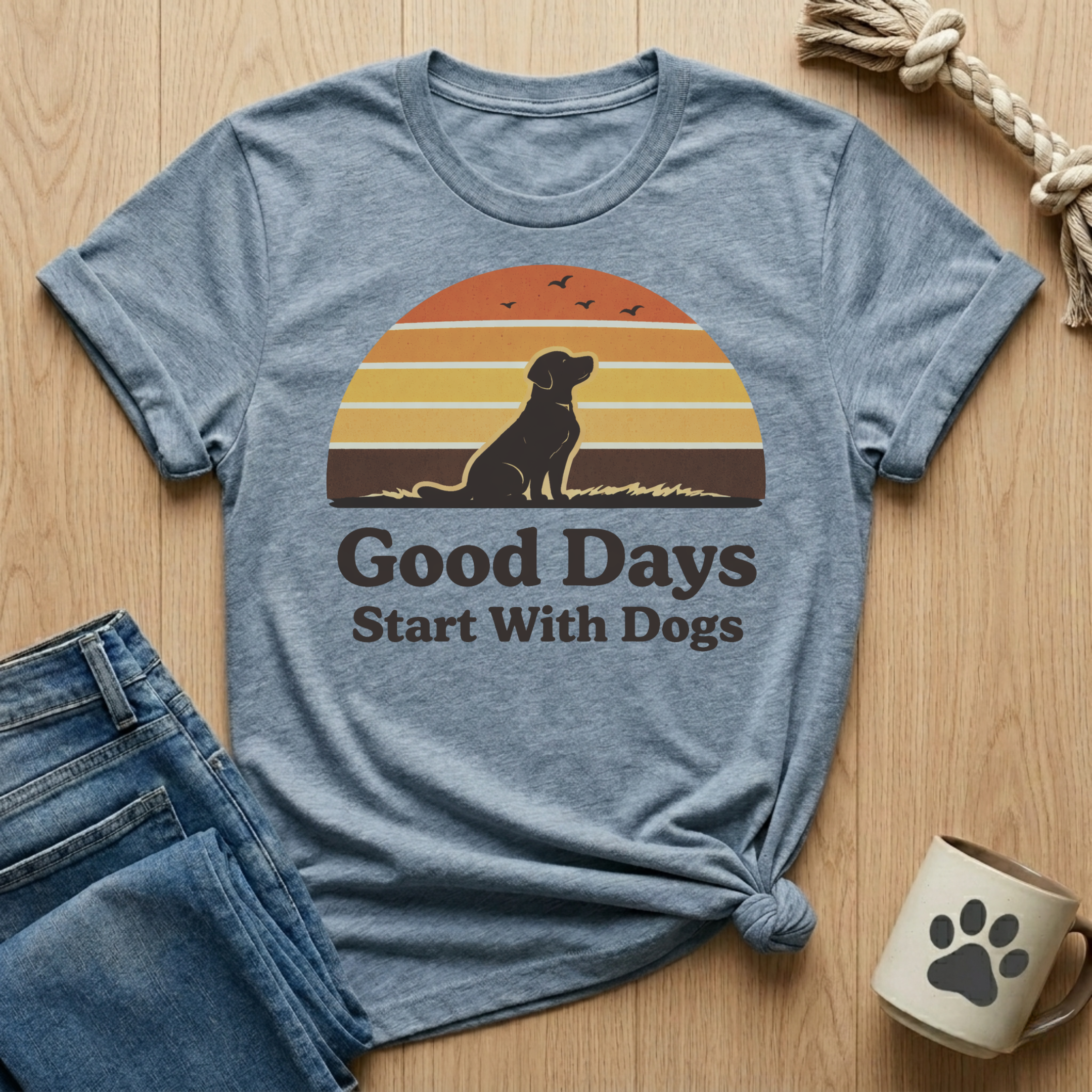 Good Days Start With Dogs T-Shirt