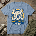 Frenchie Wrinkles Attitude T-Shirt