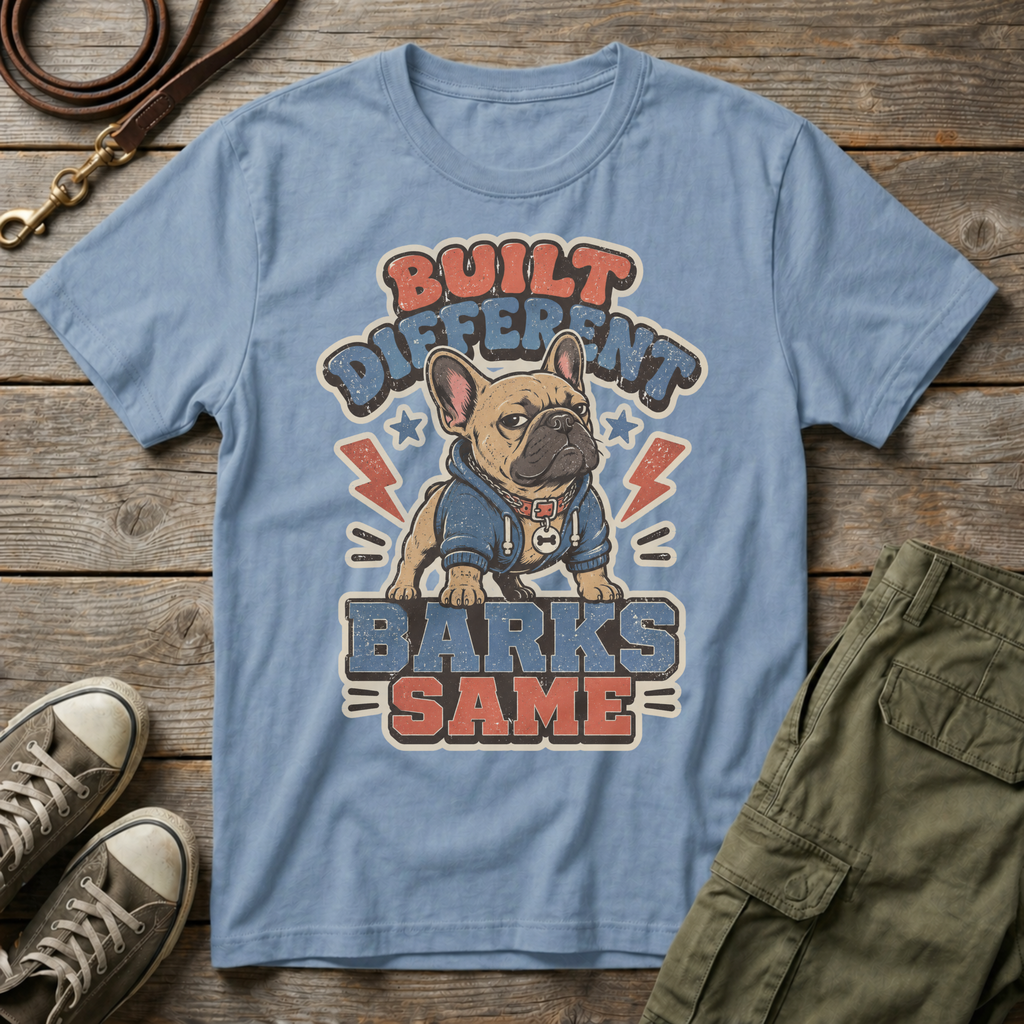 Frenchie Built Different T-Shirt