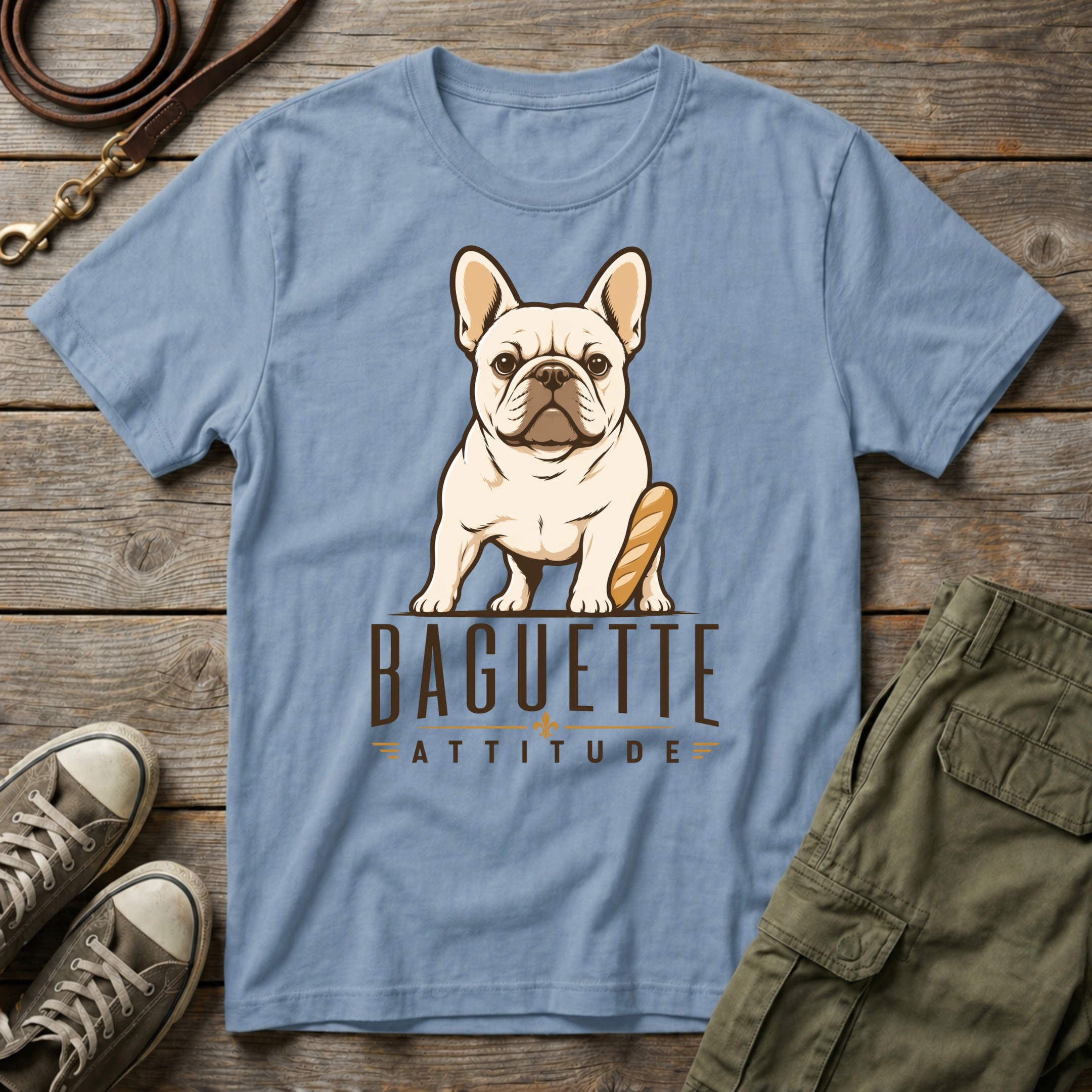 Baguette Frenchie T-Shirt