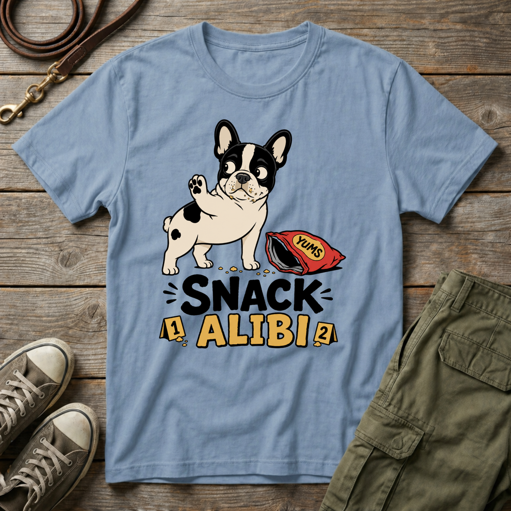 Frenchie Snack Alibi T-Shirt