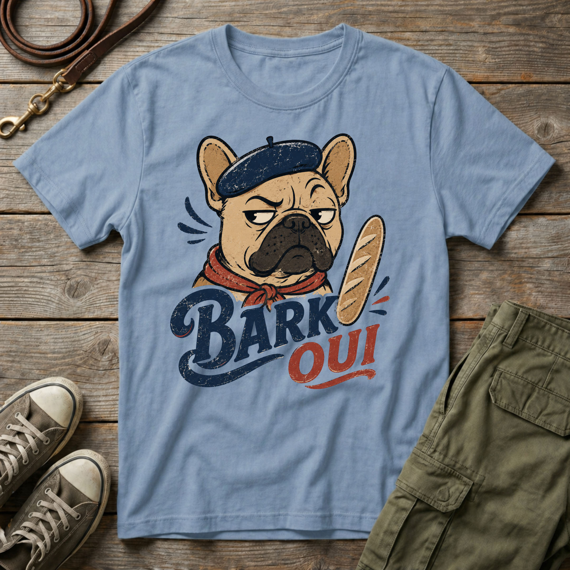 Frenchie Bark Oui T-Shirt