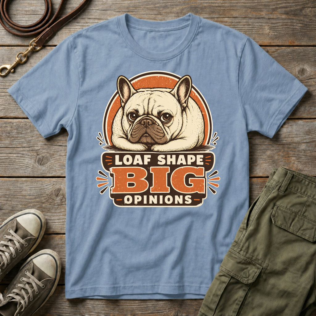 Frenchie Loaf Big Opinions T-Shirt