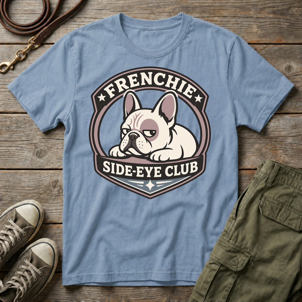Frenchie Side-Eye Club T-Shirt