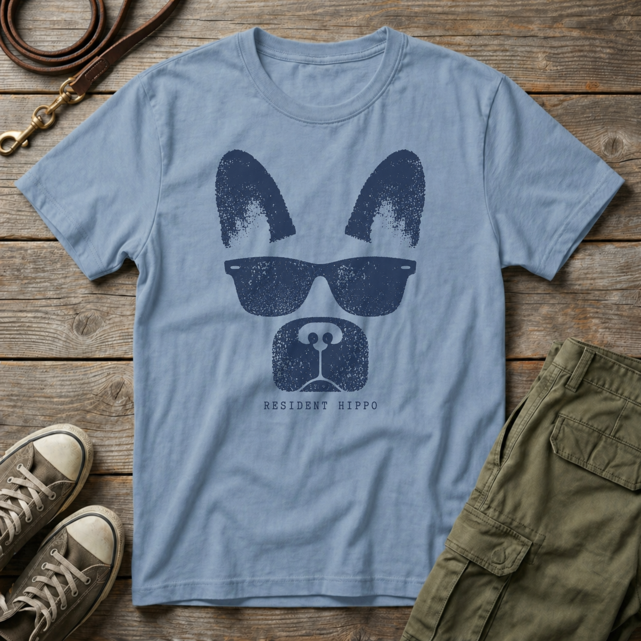 Frenchie Resident Hippo T-Shirt
