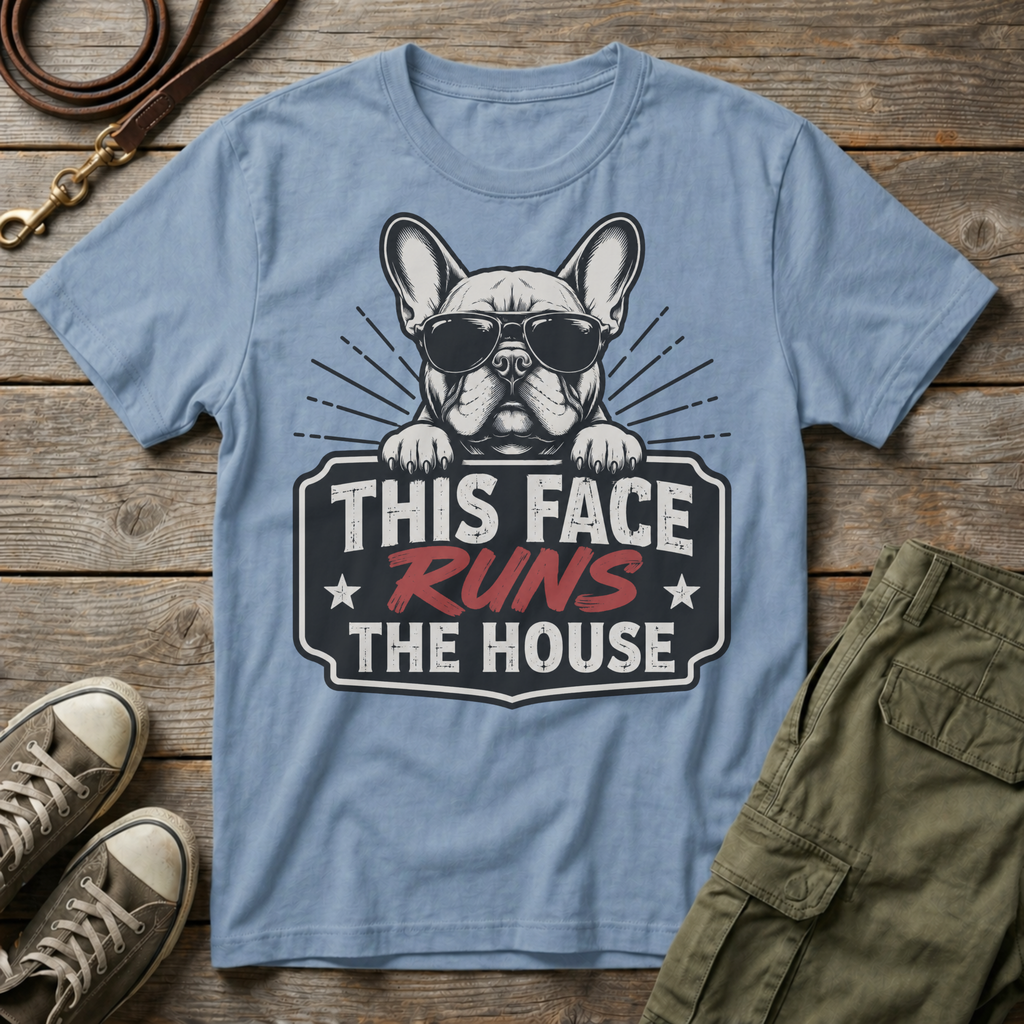 Frenchie Runs The House T-Shirt