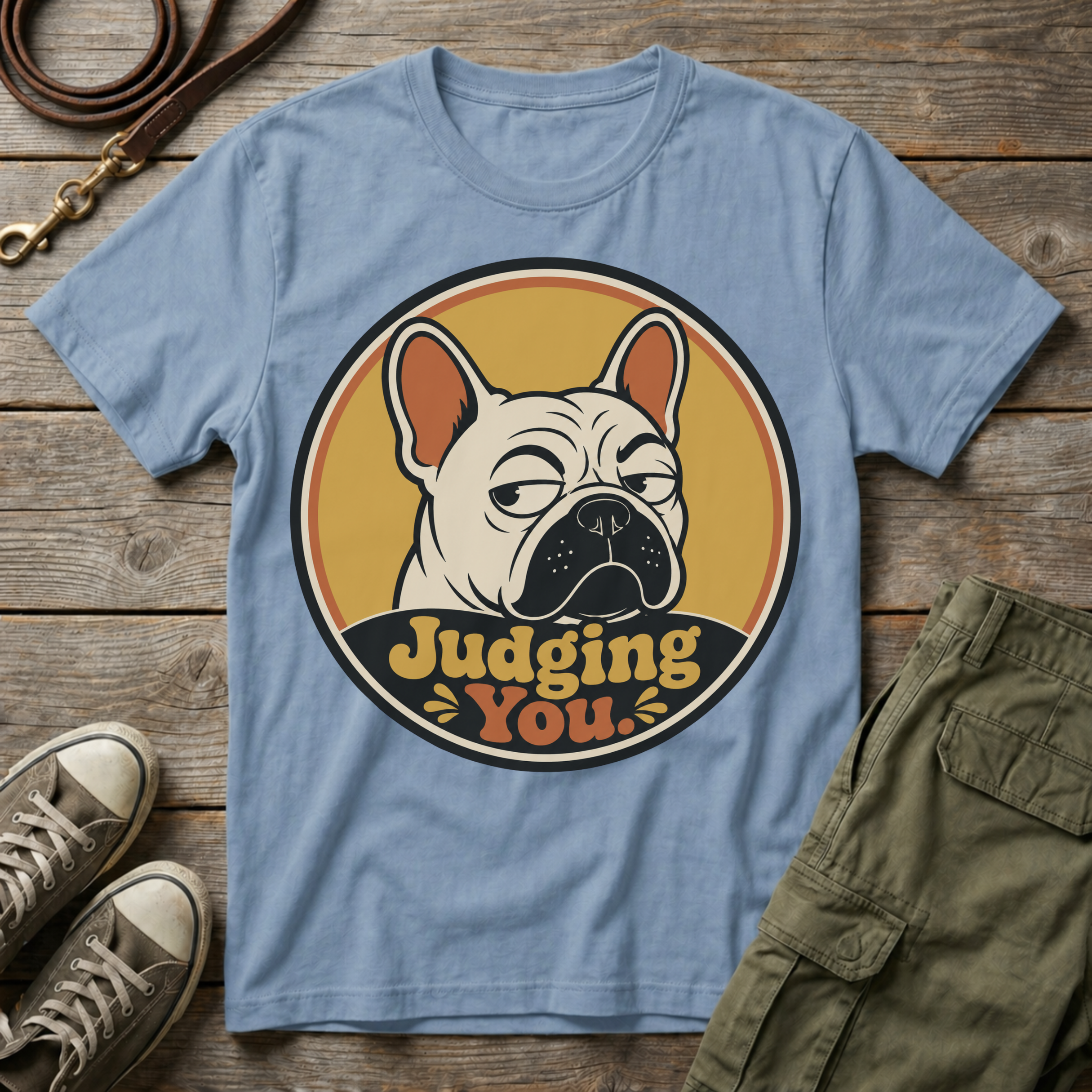 Frenchie Judging You T-Shirt