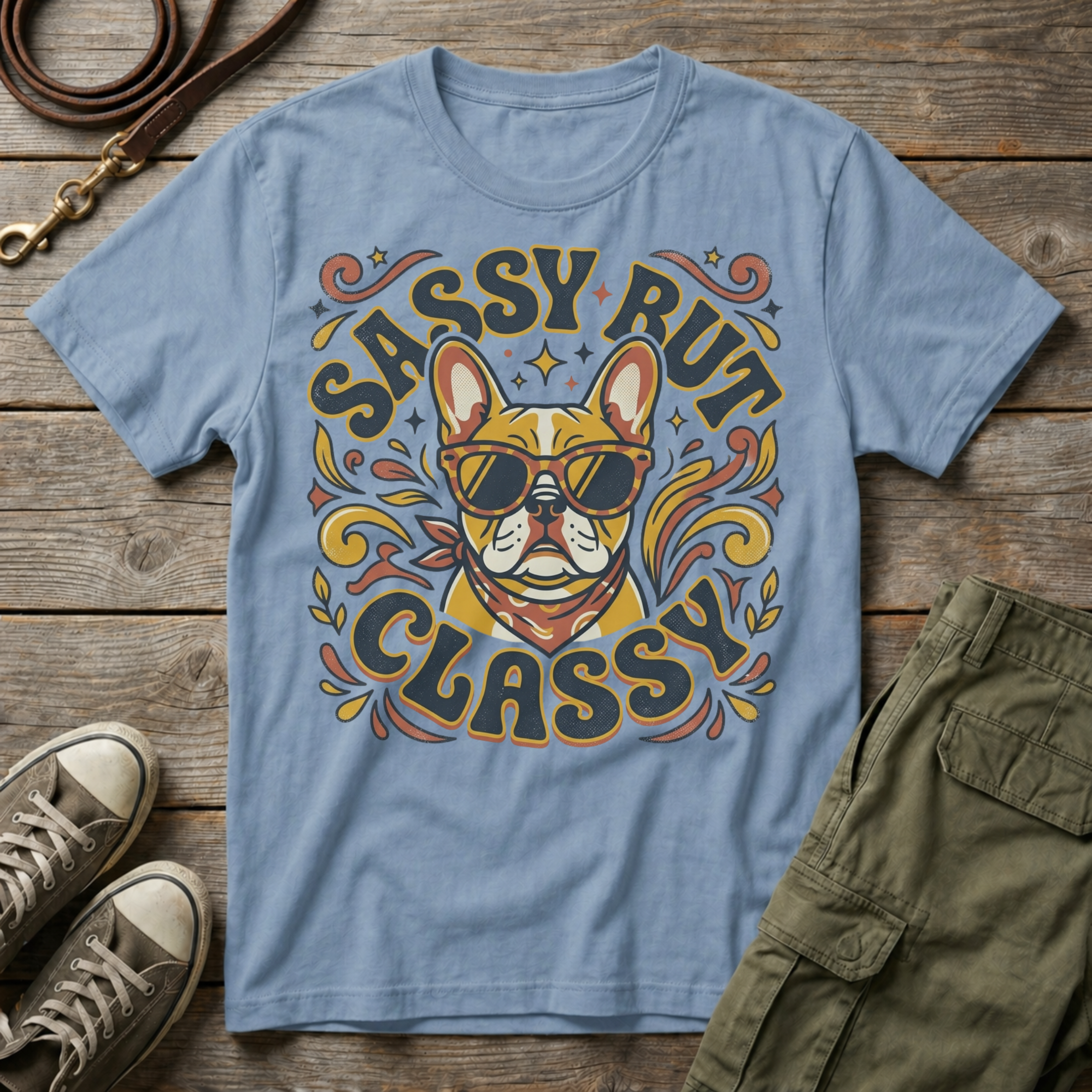Sassy But Classy Frenchie T-Shirt