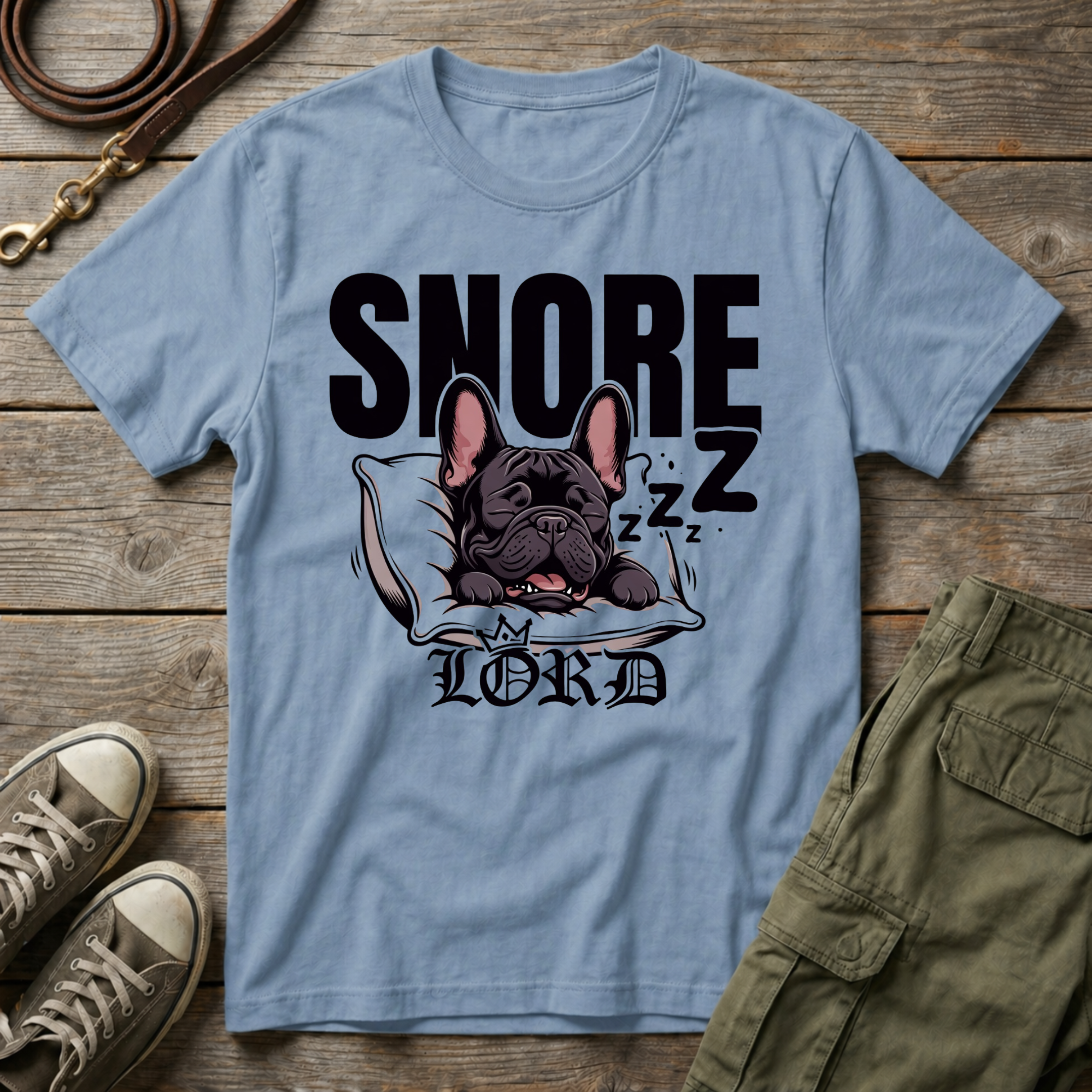 Frenchie Snore Lord T-Shirt