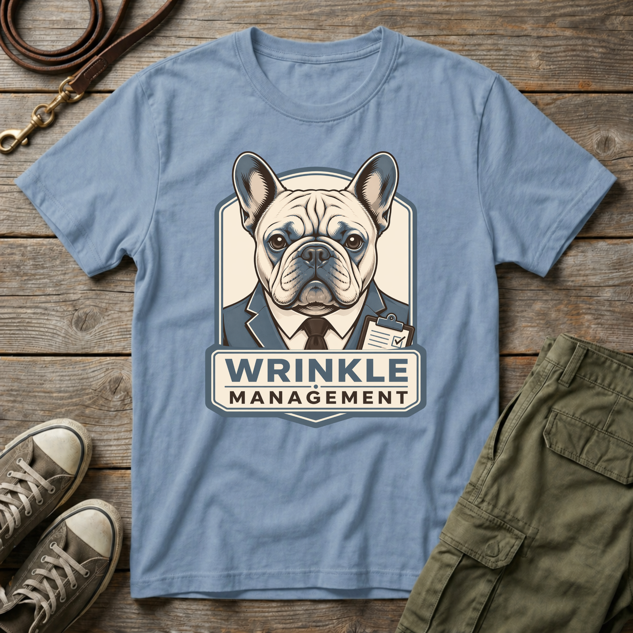 Frenchie Wrinkle Management T-Shirt