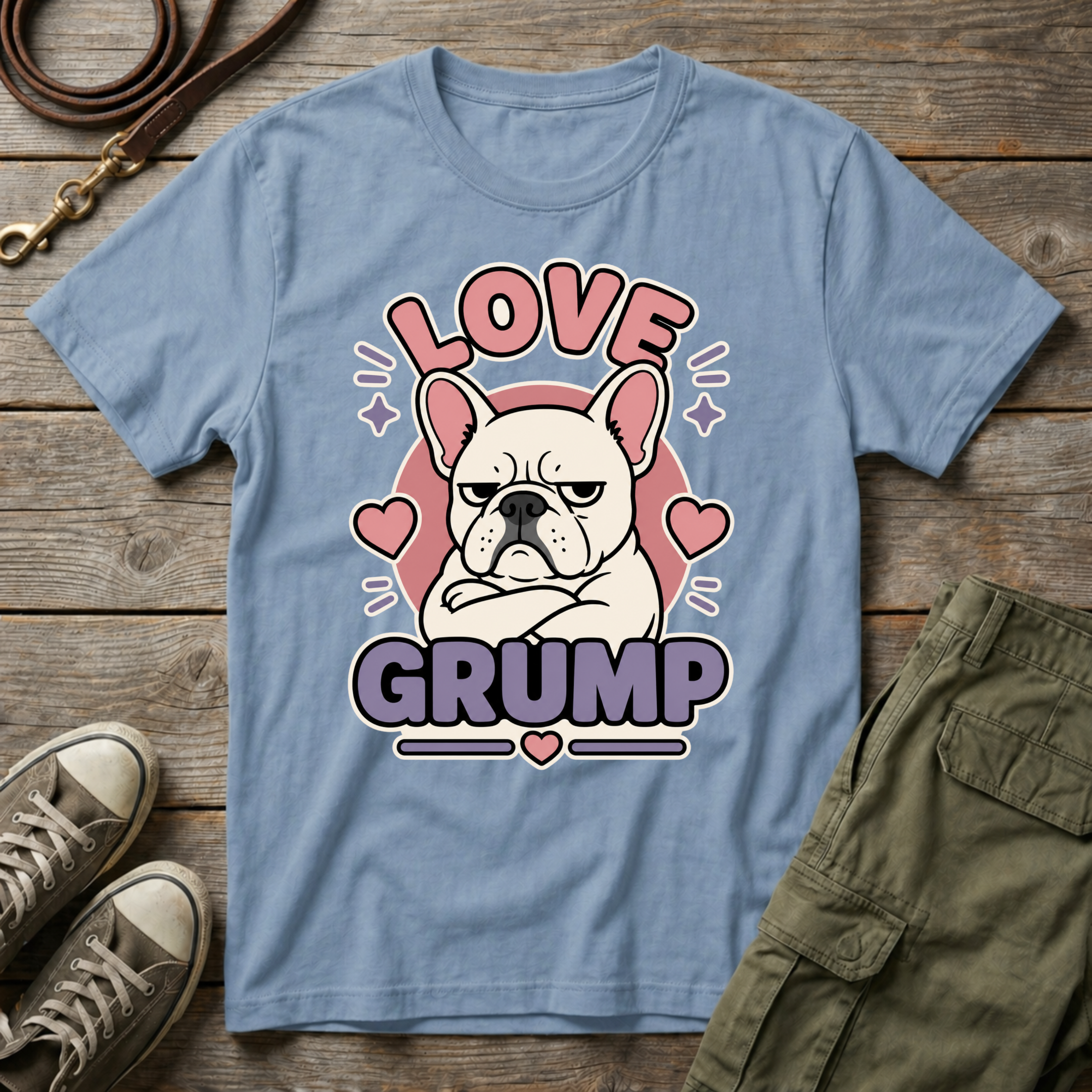 Frenchie Love Grump T-Shirt