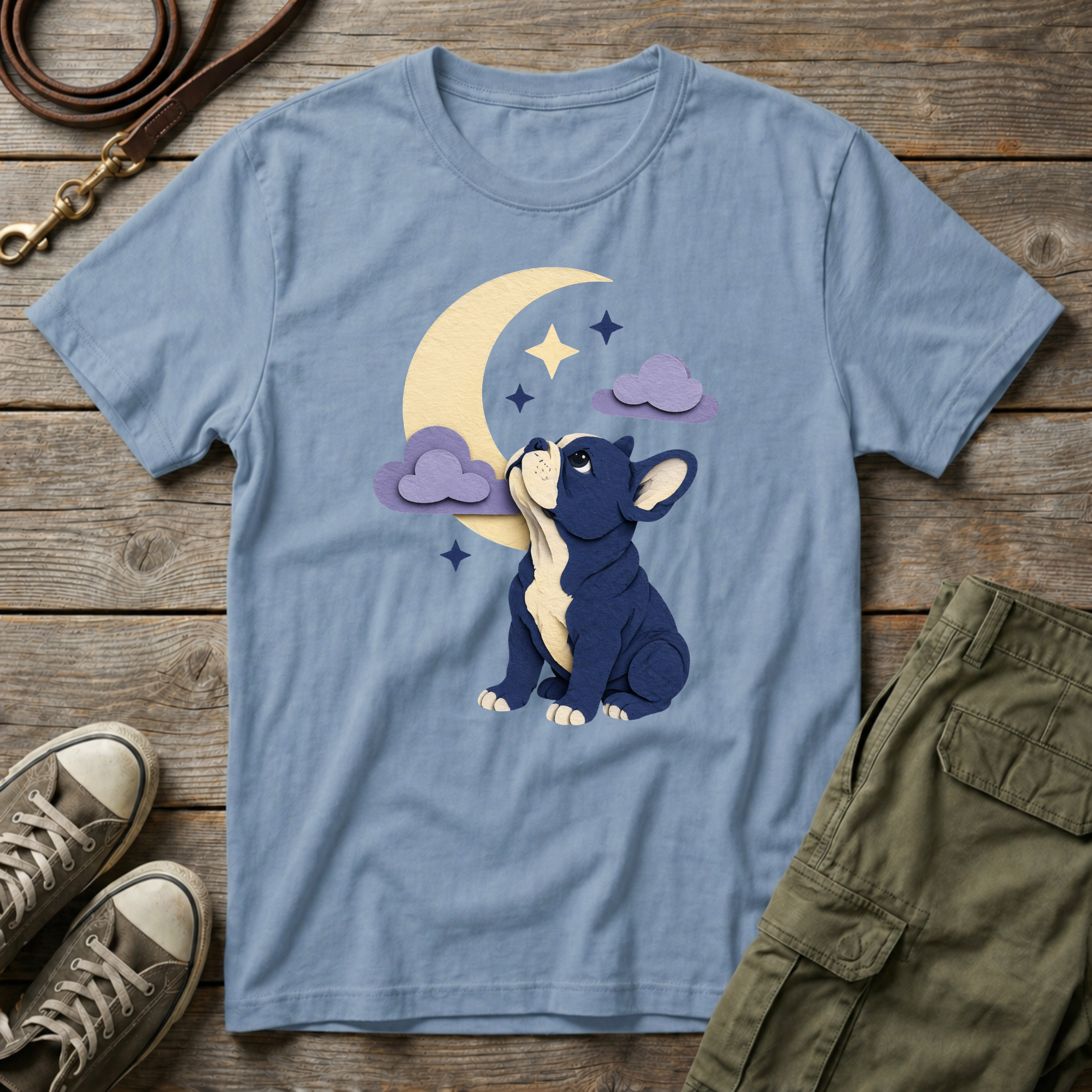 Moon Frenchie T-Shirt
