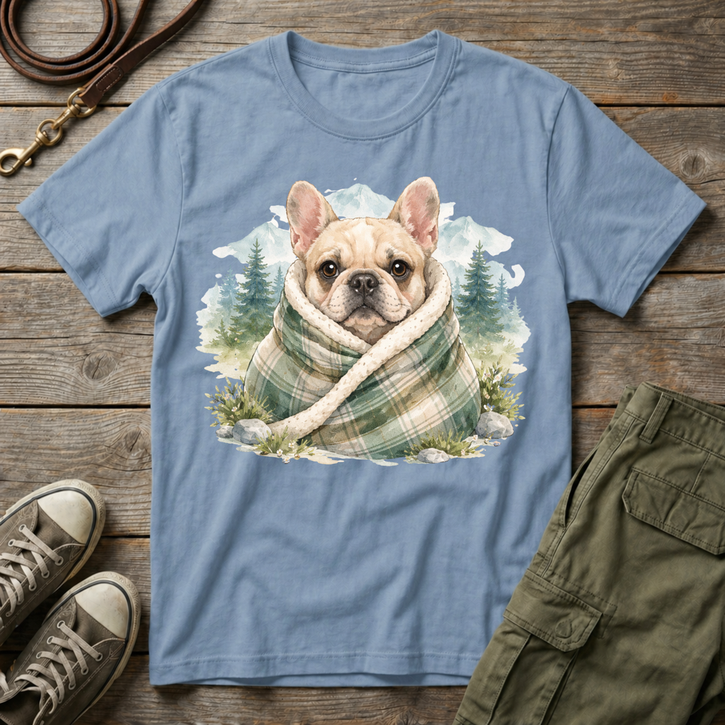 Cozy Mountain Frenchie T-Shirt