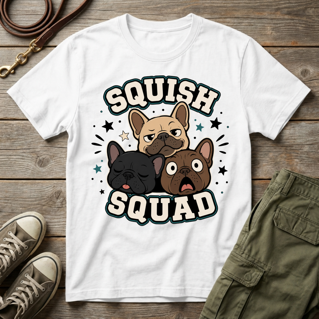 Frenchie Squish Squad T-Shirt