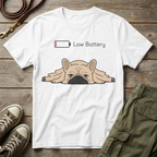 Frenchie Low Battery T-Shirt