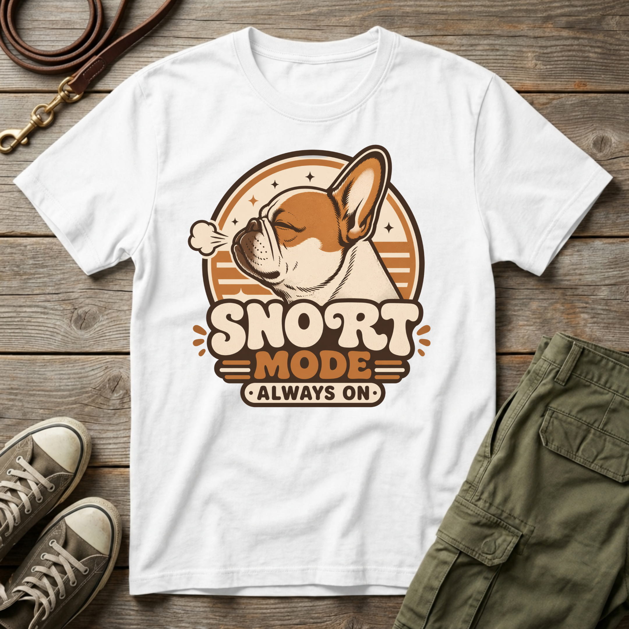 Frenchie Snort Mode T-Shirt